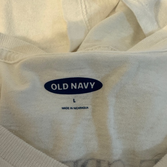 Old Navy, Unisex Bruce Springsteen white graphic T-shirt size large - Picture 3 of 3